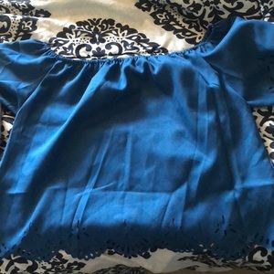 Off the shoulder summer shirt